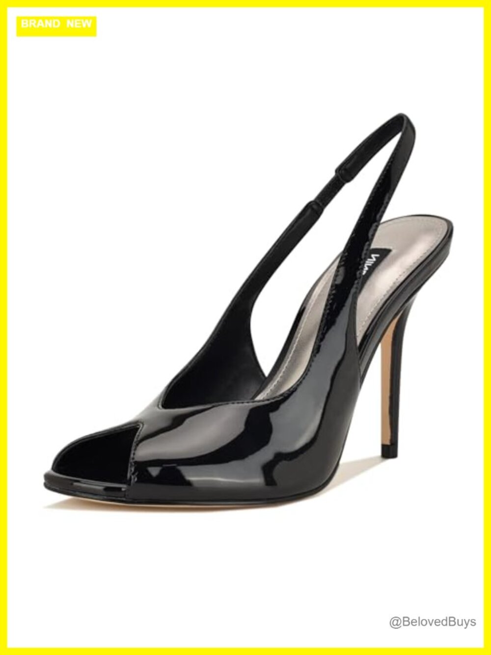 Nine West Pretta Peep Toe Slingback Stiletto Pump